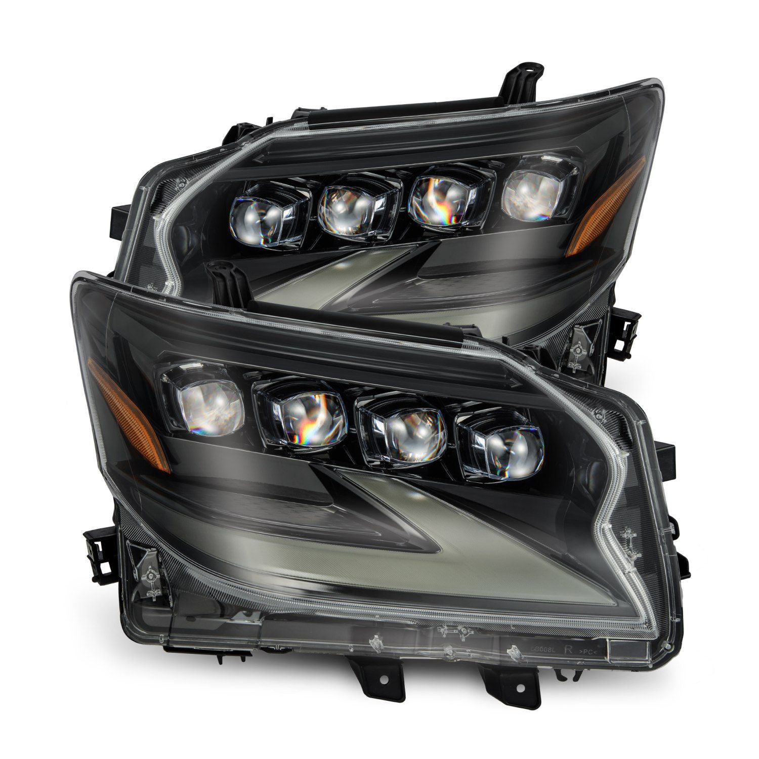 14-19 Lexus GX 460 NOVA-Series LED Projector Headlights Alpha-Black