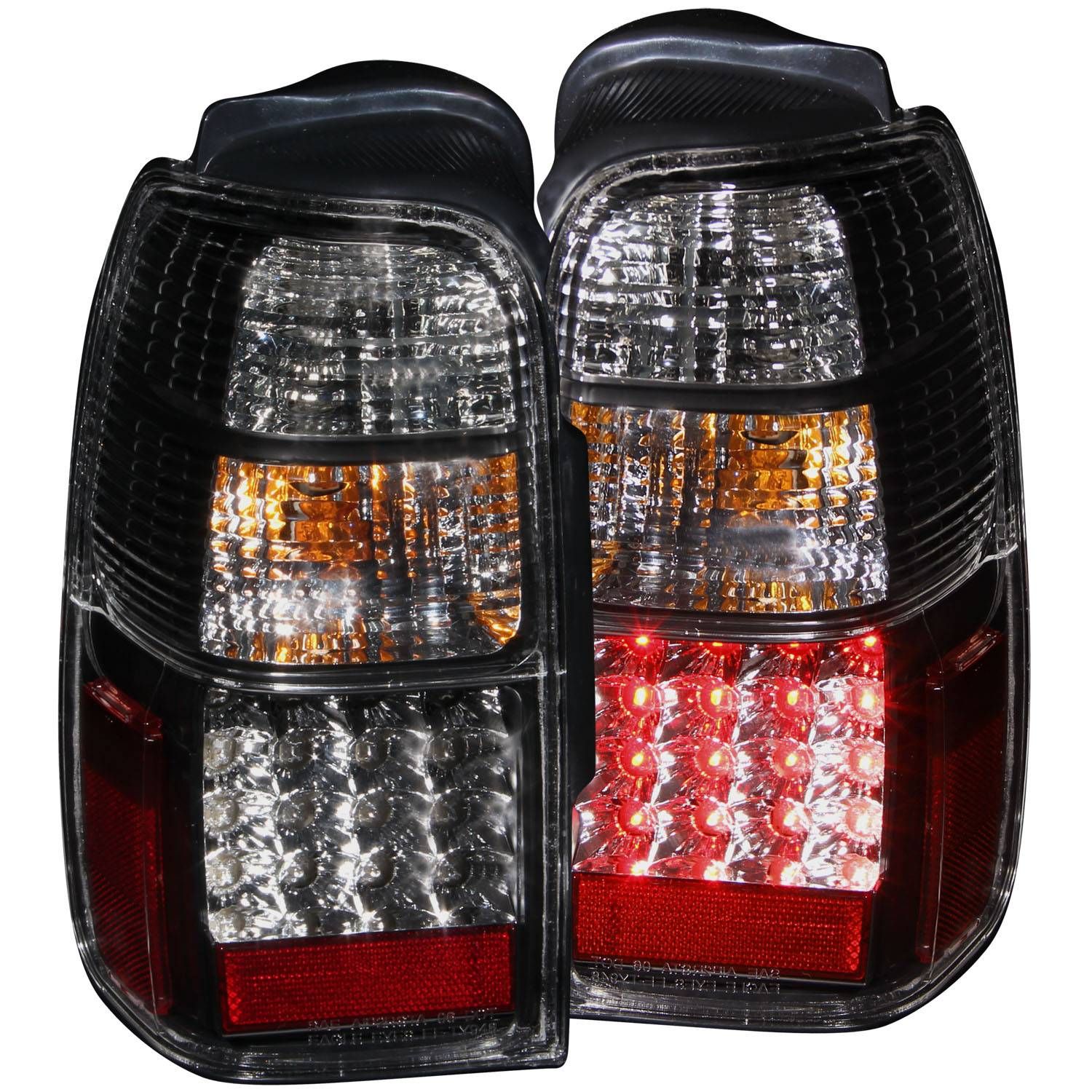 TOYOTA 4 RUNNER 01-02 L.E.D TAIL LIGHTS JDM BLACK