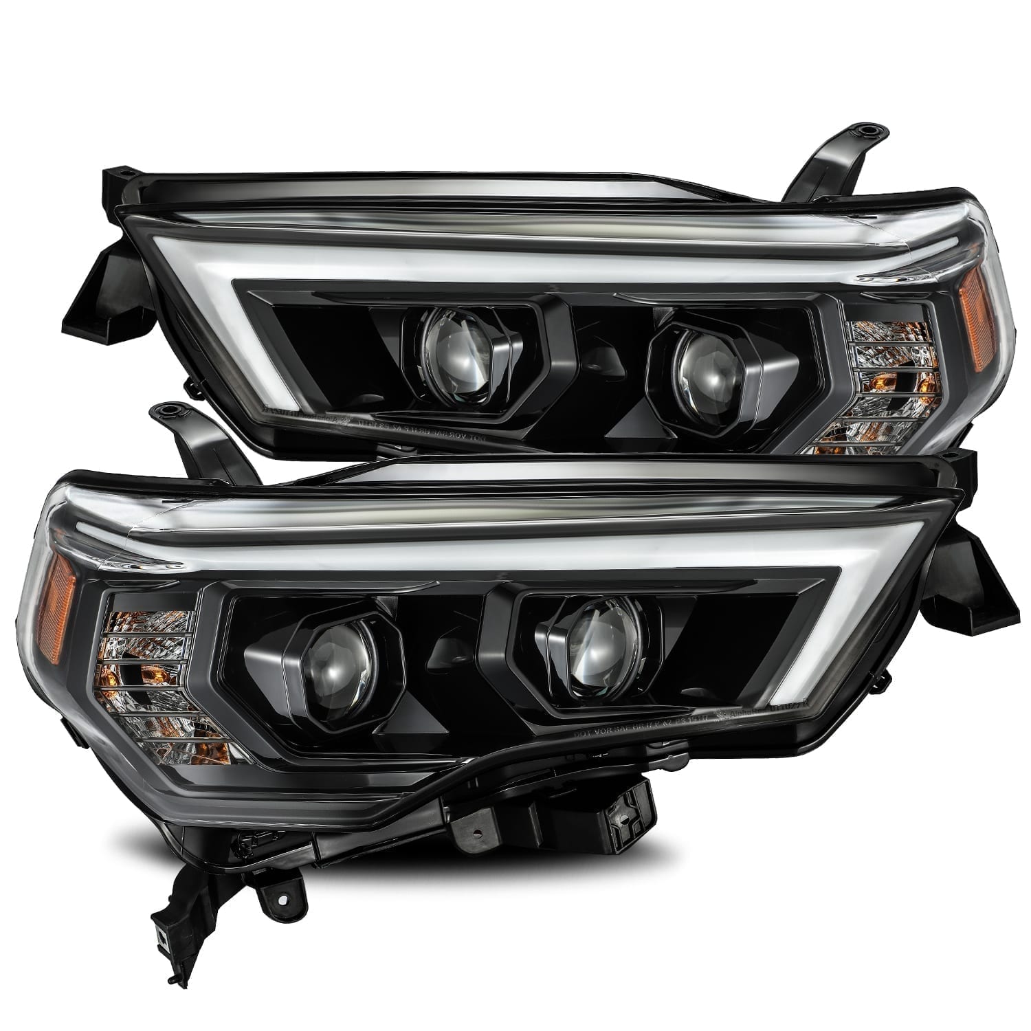 14-22 Toyota 4Runner LUXX-Series LED Projector Headlights Jet Black