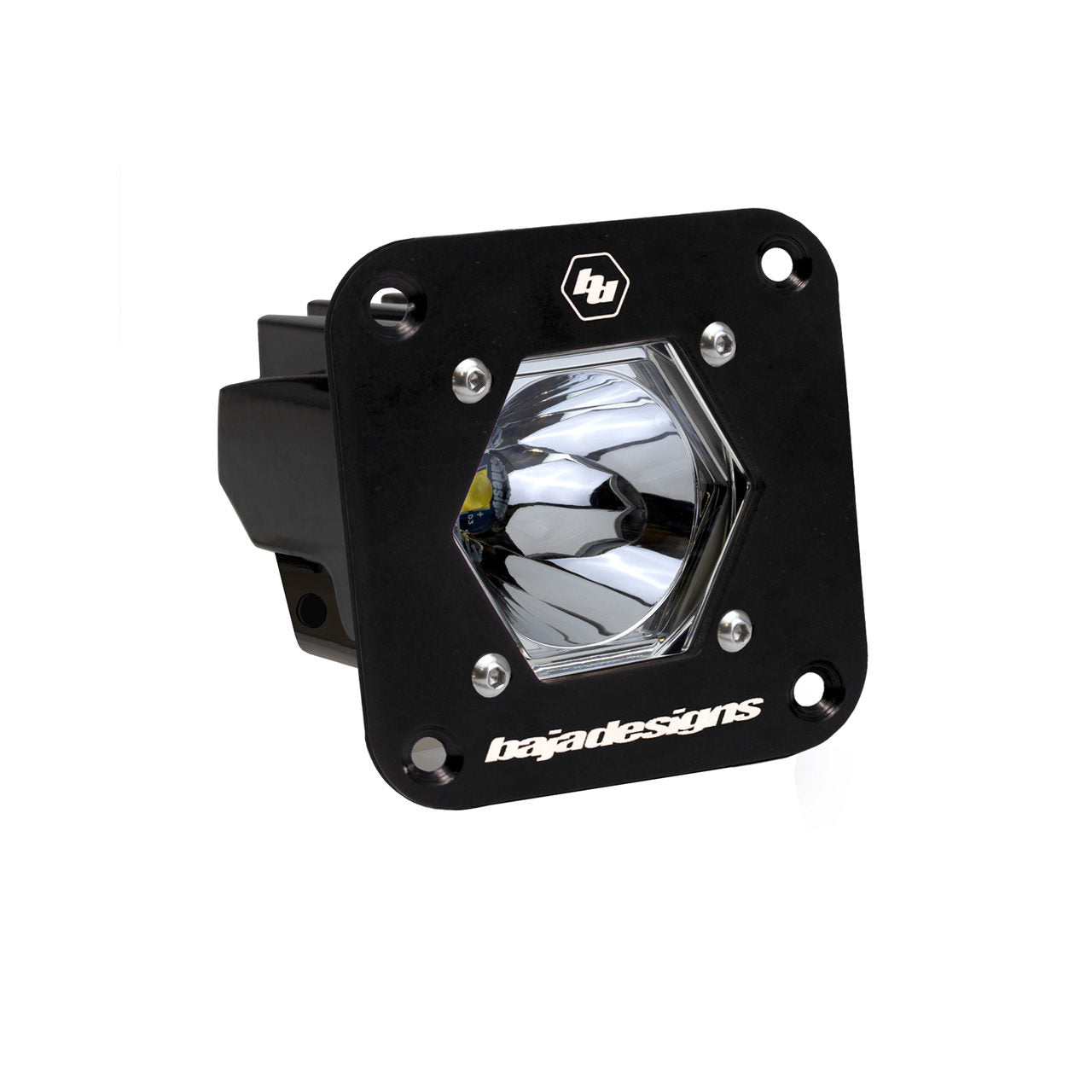 S1 BLACK FLUSH MOUNT AUXILIARY LIGHT POD