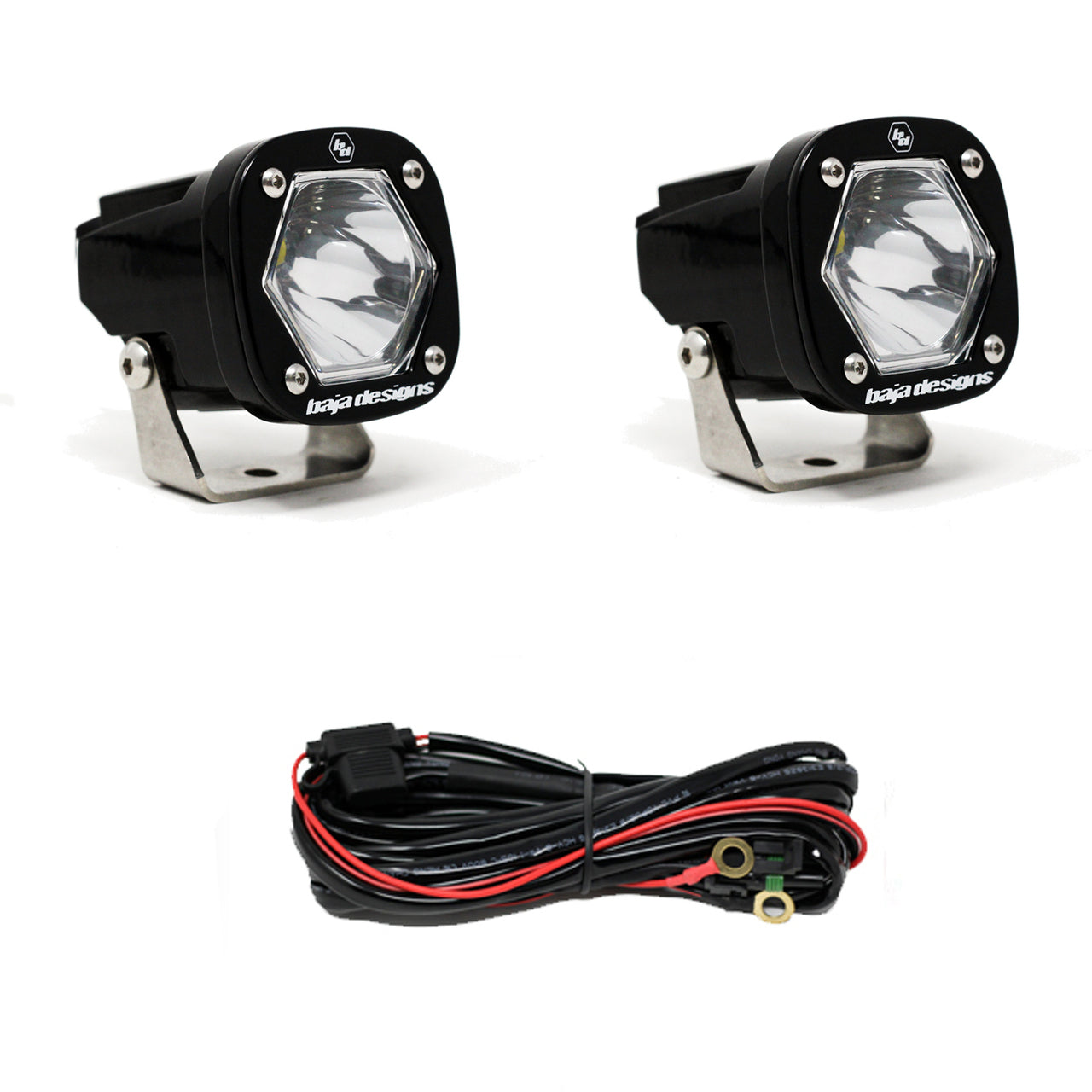 S1 BLACK LED AUXILIARY LIGHT POD PAIR