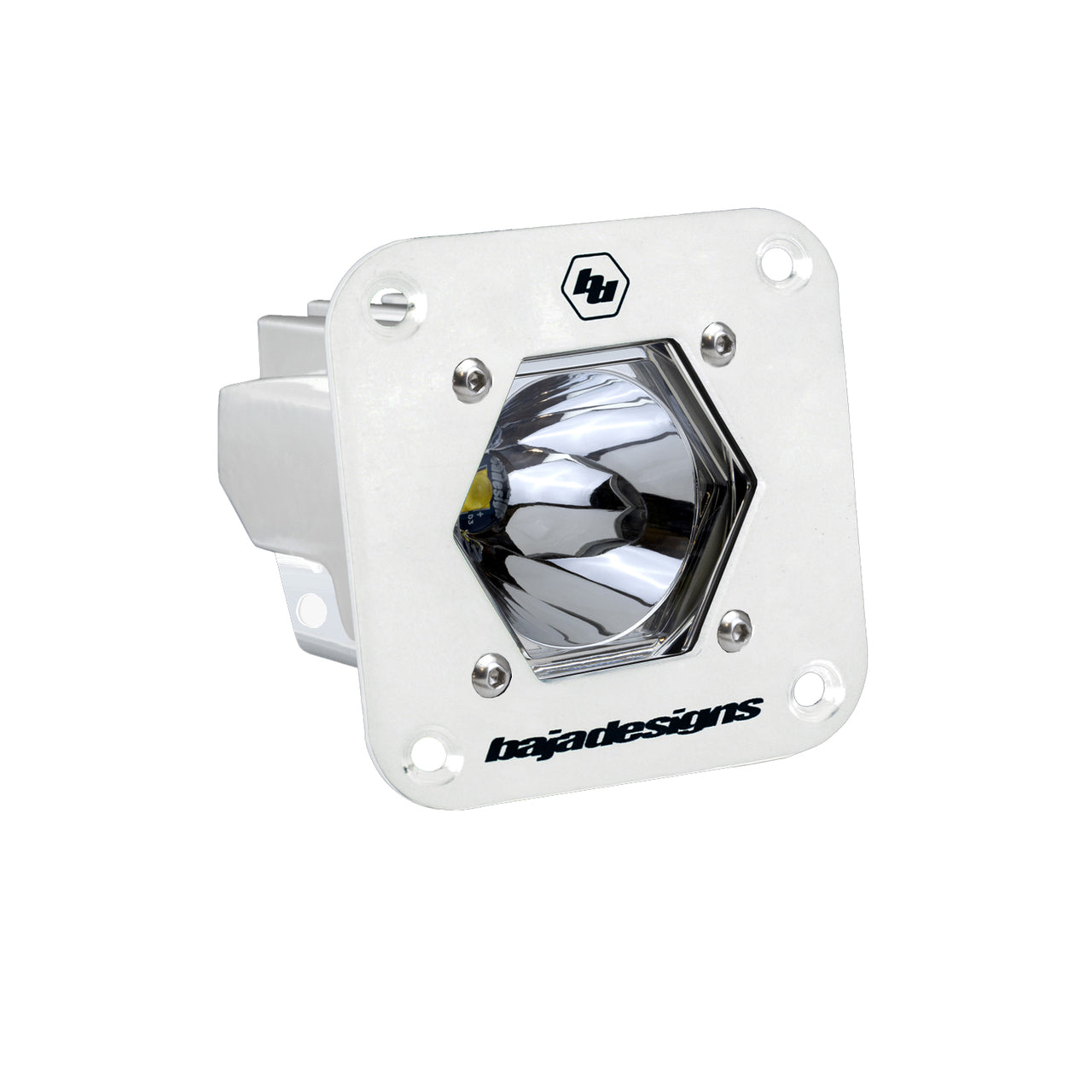 S1 WHITE FLUSH MOUNT AUXILIARY LIGHT POD