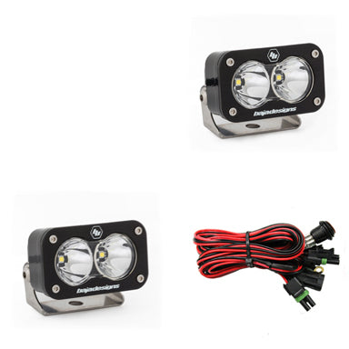 S2 PRO BLACK LED AUXILIARY LIGHT POD PAIR