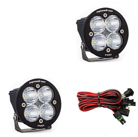 SQUADRON-R PRO BLACK LED AUXILIARY LIGHT POD PAIR