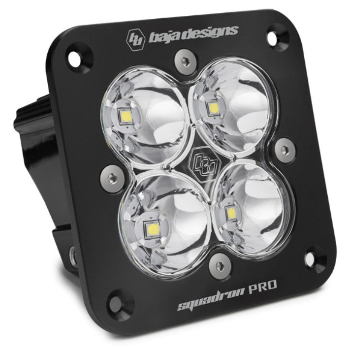 SQUADRON PRO BLACK FLUSH MOUNT LED AUXILIARY LIGHT POD